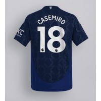 Maglia Calcio Manchester United Casemiro #18 Seconda Divisa 2024-25 Manica Corta